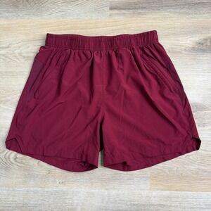 MIER Burgundy Running Shorts Womens Small Gym Gorpcore Sporty